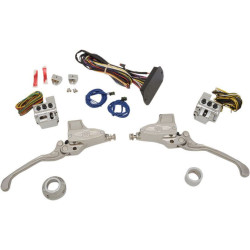 PartzBiz HD PM0062-4025-CH - Performance Machine Chrome 9/16 ชุดควบคุมแฮนด์รถ Can Bus 14-16 FLH | 0062-4025-ช PartzBiz HD PM0062-4025-CH - Performance Machine Chrome 9/16 ชุดควบคุมแฮนด์รถ Can Bus 14-16 FLH | 0062-4025-ช