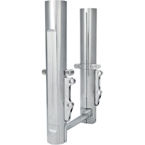 PartzBiz HD: 4407588-Performance Machine PM Chrome Dual Disc Lower Legs Sliders 08-13 FLH | เครื่องสมรรถนะ PartzBiz HD: 4407588-Performance Machine PM Chrome Dual Disc Lower Legs Sliders 08-13 FLH | เครื่องสมรรถนะ