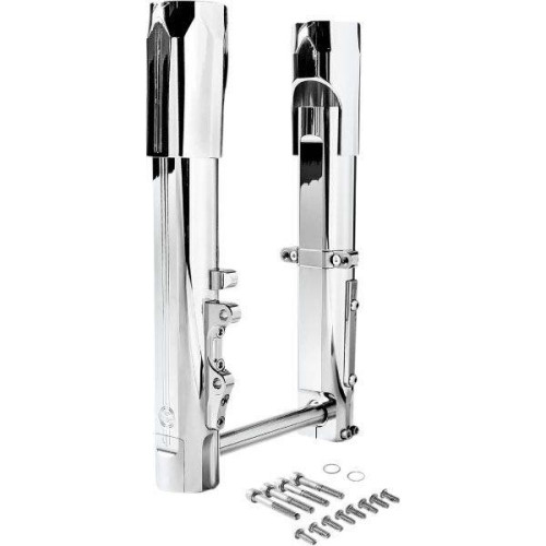 PartzBiz HD: 4407599-Performance Machine Chrome Lower Fork Leg Single Disc Phatour 180 Wide Tire Kit PartzBiz HD: 4407599-Performance Machine Chrome Lower Fork Leg Single Disc Phatour 180 Wide Tire Kit