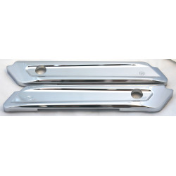 PartzBiz HD PM0200-2008-CH - Performance Machine PM Chrome Scallop Saddlebag Latch Hinge ครอบคลุม Harley 14-17 | 0200-2008-ช PartzBiz HD PM0200-2008-CH - Performance Machine PM Chrome Scallop Saddlebag Latch Hinge ครอบคลุม Harley 14-17 | 0200-2008-ช