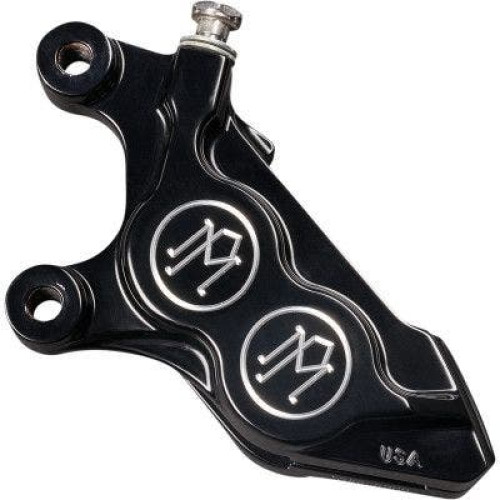 PartzBiz HD: 4407563-Performance Machine Contrast 4 Piston Front Right Caliper Harley M8 FL FX 17-Up ABS electra road street glide king cnc fat boy bob low rider heritage 0052-2424-BM PartzBiz HD: 4407563-Performance Machine Contrast 4 Piston Front Right Caliper Harley M8 FL FX 17-Up ABS electra road street glide king cnc fat boy bob low rider heritage 0052-2424-BM