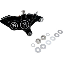 PartzBiz HD PM0053-2920-BM - Performance Machine Contrast Cut คาลิปเปอร์ด้านขวาสีดำสำหรับ Harley 2000-up 11.5 | 0053-2920-BM PartzBiz HD PM0053-2920-BM - Performance Machine Contrast Cut คาลิปเปอร์ด้านขวาสีดำสำหรับ Harley 2000-up 11.5 | 0053-2920-BM