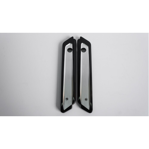 PartzBiz HD: 4407535-Performance Machine PM Scallop Black Contrast Cut Saddlebag Latch Hinge Covers Harley 14-17 | 0200-2008-บีเอ็ม PartzBiz HD: 4407535-Performance Machine PM Scallop Black Contrast Cut Saddlebag Latch Hinge Covers Harley 14-17 | 0200-2008-บีเอ็ม