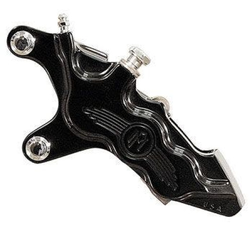 PartzBiz HD: 4407456-Performance Machine PM Black 6 Piston 13" Front Left Side Caliper 00-20 Harley