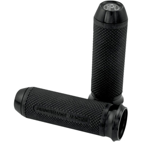 PartzBiz HD: 4407432-Performance Machine PM Black Elite Hand Grips สำหรับ Harley Throttle By Wire 08-17 | 0063-2028-บี PartzBiz HD: 4407432-Performance Machine PM Black Elite Hand Grips สำหรับ Harley Throttle By Wire 08-17 | 0063-2028-บี