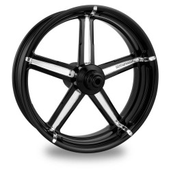 PartzBiz HD PM1269-7814R-FRM-BMP - Performance Machine PM สีดำ Platinum Formula หลัง 18x5.5 ล้อ Harley 09-22 FLH PartzBiz HD PM1269-7814R-FRM-BMP - Performance Machine PM สีดำ Platinum Formula หลัง 18x5.5 ล้อ Harley 09-22 FLH