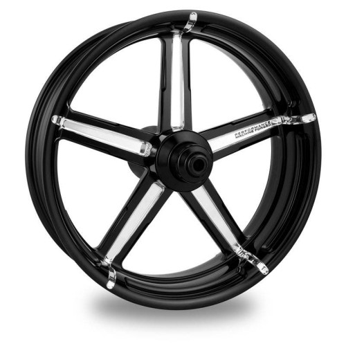 PartzBiz HD: 4407403-Performance Machine PM Black Platinum Formula Rear 18x5.5 Wheel Harley 09-22 FLH PartzBiz HD: 4407403-Performance Machine PM Black Platinum Formula Rear 18x5.5 Wheel Harley 09-22 FLH