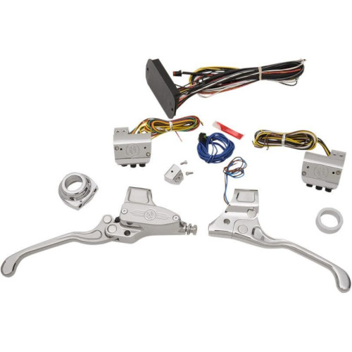 PartzBiz HD: 4407410-Performance Machine PM Chrome 9/16 Can Bus แฮนด์บาร์ควบคุมสายคลัตช์ | 0062-4023-ช PartzBiz HD: 4407410-Performance Machine PM Chrome 9/16 Can Bus แฮนด์บาร์ควบคุมสายคลัตช์ | 0062-4023-ช
