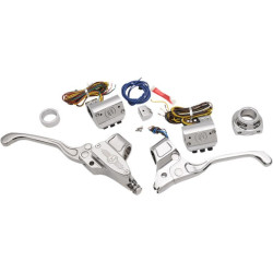 PartzBiz HD PM0062-4019-CH - Performance Machine PM Chrome 9/16 แฮนด์ควบคุมสายคลัตช์ 3 ปุ่ม | 0062-4019-ช PartzBiz HD PM0062-4019-CH - Performance Machine PM Chrome 9/16 แฮนด์ควบคุมสายคลัตช์ 3 ปุ่ม | 0062-4019-ช