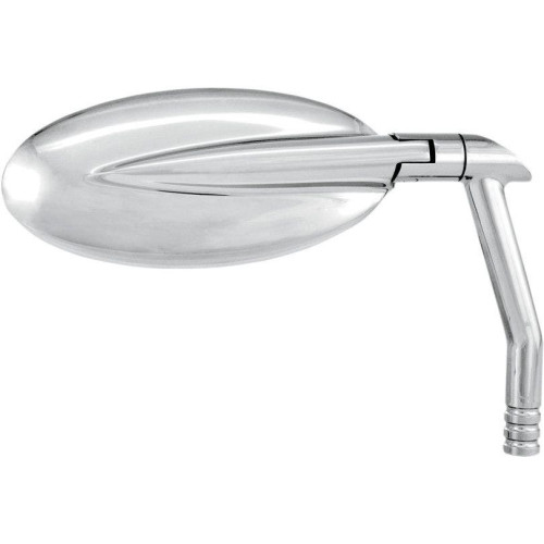 PartzBiz HD: 4407385-Performance Machine PM Chrome Oval Vision Mirrors Pair Harley FLH Dyna XL Softail 0064-2029-CH