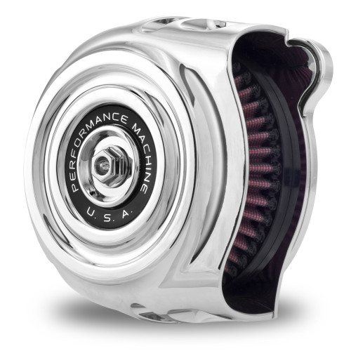 PartzBiz HD: 4407354-Performance Machine PM Chrome Vintage เครื่องฟอกอากาศ Harley Touring 08-16 TBW | 0206-2131-ช PartzBiz HD: 4407354-Performance Machine PM Chrome Vintage เครื่องฟอกอากาศ Harley Touring 08-16 TBW | 0206-2131-ช