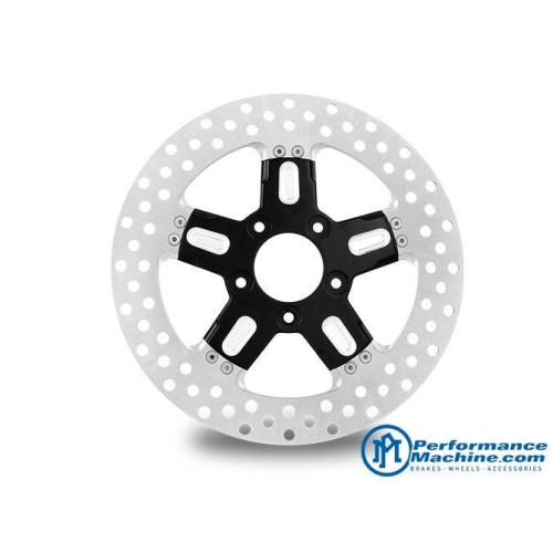 PartzBiz HD: 4407343-Performance Machine PM Formula Black Platinum Cut 11.5 จานเบรกหน้า Harley | 0133-1522FRMS-BMP PartzBiz HD: 4407343-Performance Machine PM Formula Black Platinum Cut 11.5 จานเบรกหน้า Harley | 0133-1522FRMS-BMP