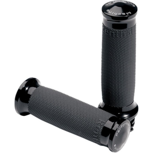 PartzBiz HD: 4407274-Performance Machine PM Standard Black Contour Renthal Hand Grips TBW 08-17 PartzBiz HD: 4407274-Performance Machine PM Standard Black Contour Renthal Hand Grips TBW 08-17