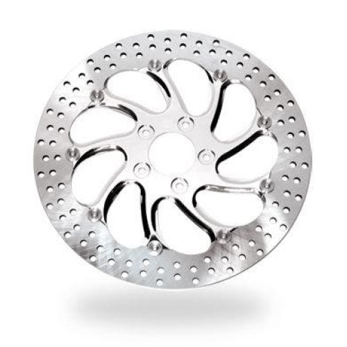 PartzBiz HD: 4407261-Performance Machine PM Torque Polished Left Front 13" Brake Rotor Harley 00-16 | 0133-3015TORLS