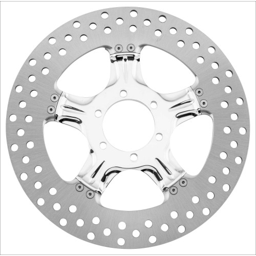 PartzBiz HD: 4407228-Performance Machine PM Wrath Chrome 11.8 Left & Right Front Brake Rotor Harley | 0133-1800WRAS-CH PartzBiz HD: 4407228-Performance Machine PM Wrath Chrome 11.8 Left & Right Front Brake Rotor Harley | 0133-1800WRAS-CH