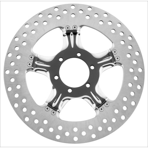 PartzBiz HD: 4407231-Performance Machine PM Wrath Platinum Cut 11.8 Front Brake Rotor Harley  | 0133-1800WRAS-BMP