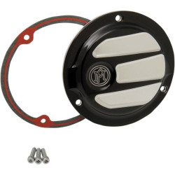 PartzBiz HD PM0177-2027-BMP - Performance Machine Scallop 3 Hole Platinum Cut Derby Cover Harley EVO Big Twin | 0177-2027-บีเอ็มพี PartzBiz HD PM0177-2027-BMP - Performance Machine Scallop 3 Hole Platinum Cut Derby Cover Harley EVO Big Twin | 0177-2027-บีเอ็มพี