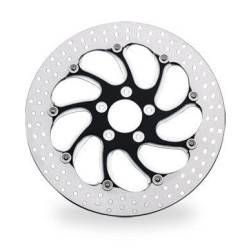 PartzBiz HD PM0133-3015TORRS-BMP - Performance Machine Torque Black Platinum Cut Right Front 13" Brake Rotor Harley | 0133-3015TORRS-BMP