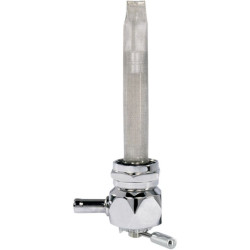 PartzBiz HD TR498862 - Pingel 1311-CD 22mm Diamond Hex CHR Power-Flo Fuel Valve Petcock 90 องศาไปข้างหน้า | 1311-ซีดี