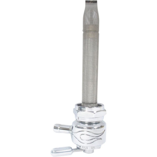 PartzBiz HD: 4407167-Pingel 1311-CF Power Flo Flamed Chrome รอบ 90 องศาไปข้างหน้า 22mm Petcock Harley | 1311-ซีเอฟ PartzBiz HD: 4407167-Pingel 1311-CF Power Flo Flamed Chrome รอบ 90 องศาไปข้างหน้า 22mm Petcock Harley | 1311-ซีเอฟ