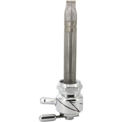 PartzBiz HD TR498863 - Pingel 1311-CL 22mm Lightning Chrome Power-Flo Fuel Valve Petcock 90 Dg เดินหน้า | 1311-ซีแอล