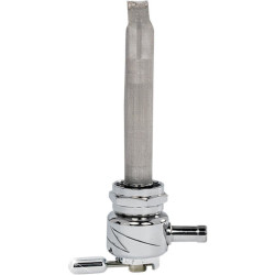 PartzBiz HD DSDS390252 - Pingel 4311-CL 22mm Lightning Chrome Power-Flo Fuel Valve Petcock 90 Deg ด้านหลัง | 4311-ซีแอล
