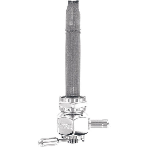 PartzBiz HD: 4407150-Pingel 6311-CH Power Flo Smooth Chrome HEX 180 องศาขาเข้า 22mm Petcock Harley | 6311-ช PartzBiz HD: 4407150-Pingel 6311-CH Power Flo Smooth Chrome HEX 180 องศาขาเข้า 22mm Petcock Harley | 6311-ช