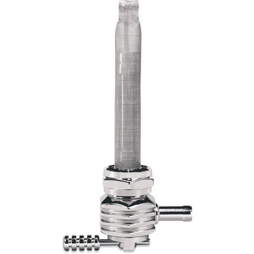 PartzBiz HD: 4407152-Pingel 6311-CHF Power Flo Finned Chrome HEX 180 Deg Inward 22mm Petcock Harley | 6311-CHF PartzBiz HD: 4407152-Pingel 6311-CHF Power Flo Finned Chrome HEX 180 Deg Inward 22mm Petcock Harley | 6311-CHF