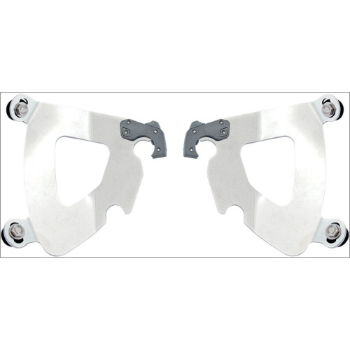 PartzBiz HD: 4407087-Memphis Shades Polished Plate Only Mounts Gauntlet Fairing Harley Dyna 06-15 | MEK1884 PartzBiz HD: 4407087-Memphis Shades Polished Plate Only Mounts Gauntlet Fairing Harley Dyna 06-15 | MEK1884
