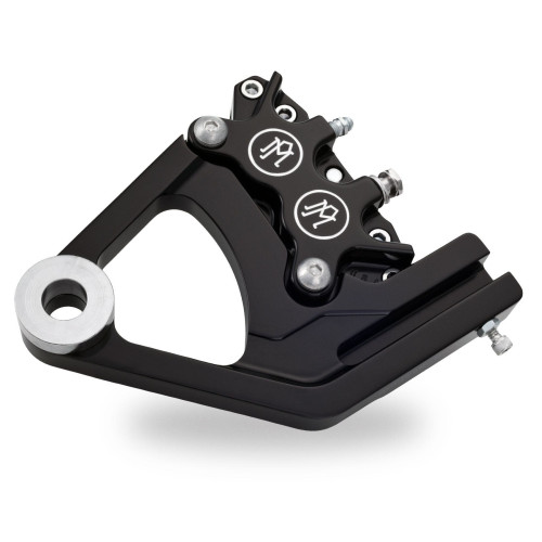 PartzBiz HD: 4407078-PM Black Contrast Cut Rear BrakeCaliper Bracket Harley Softail 00-07 - 1285-0052-BM PartzBiz HD: 4407078-PM Black Contrast Cut Rear BrakeCaliper Bracket Harley Softail 00-07 - 1285-0052-BM
