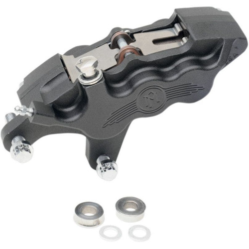 PartzBiz HD: 4407049-PM Black Ops 6 Piston 13" Left Side Caliper 4 Harley Softail Dyna Touring FLH - 0051-2917-SMB PartzBiz HD: 4407049-PM Black Ops 6 Piston 13" Left Side Caliper 4 Harley Softail Dyna Touring FLH - 0051-2917-SMB