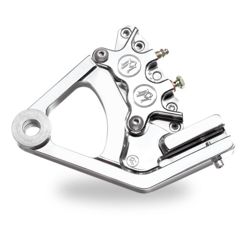 PartzBiz HD: 4407024-PM Chrome 6 Piston Rear Brake Integrated Calipers for Harley Softail 87-99 - 1274-0072-CH PartzBiz HD: 4407024-PM Chrome 6 Piston Rear Brake Integrated Calipers for Harley Softail 87-99 - 1274-0072-CH