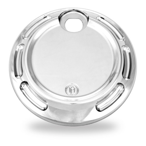 PartzBiz HD: 4407025-Performance Machine PM Chrome Apex Fuel Door for Harley FLH/FLT 08-up PartzBiz HD: 4407025-Performance Machine PM Chrome Apex Fuel Door for Harley FLH/FLT 08-up