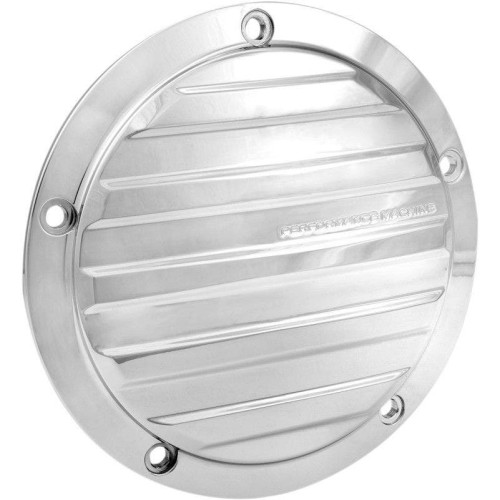 PartzBiz HD: 4407027-Performance Machine Drive 5 Hole Chrome Derby Cover Harley Big Twin 99-15 | 0177-2040-CH
