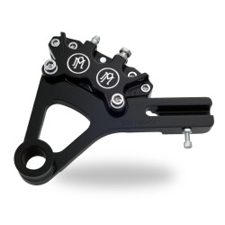 PartzBiz HD PM1259-0052-BM - PM Contrast Cut 4 ลูกสูบด้านหลังเบรค Caliper สำหรับ Harley Dyna 08-14 รุ่น - 1259-0052-BM PartzBiz HD PM1259-0052-BM - PM Contrast Cut 4 ลูกสูบด้านหลังเบรค Caliper สำหรับ Harley Dyna 08-14 รุ่น - 1259-0052-BM