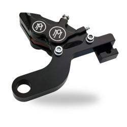 PartzBiz HD PM1257-0081-A-BM - PM Contrast Cut 4 ลูกสูบด้านหลังเบรค Caliper สำหรับ Harley Touring 08-14 W/PM Disc - 1257-0081-A-BM PartzBiz HD PM1257-0081-A-BM - PM Contrast Cut 4 ลูกสูบด้านหลังเบรค Caliper สำหรับ Harley Touring 08-14 W/PM Disc - 1257-0081-A-BM