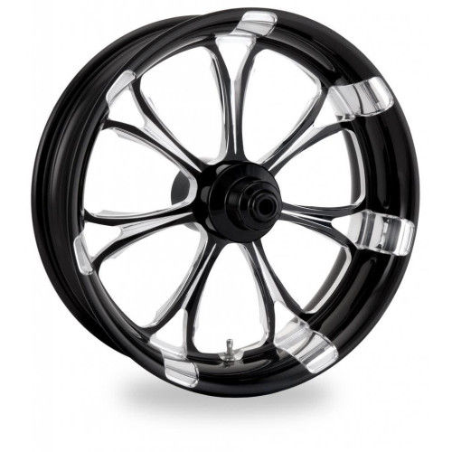 PartzBiz HD: 4406996-PM Paramount Contrast Cut Platinum  Wheels Package Set With Tires Tires Harley  