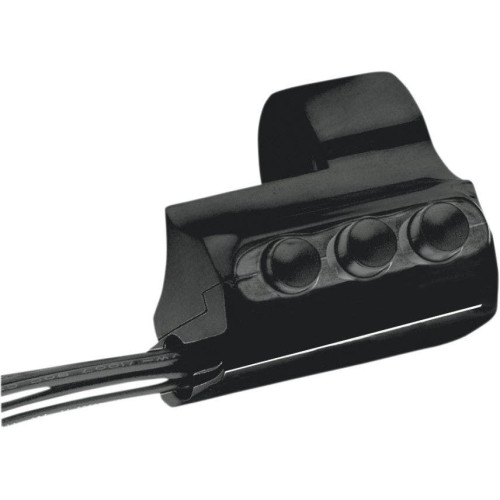 PartzBiz HD: 4406927-Performance Machine PM Black 3 Button Right Side Switch Housing Harley Custom  - 0062-2032-B