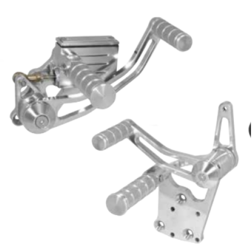 PartzBiz HD: 4406900-Polished Billet Forward Control Foot Peg Kit 5/8" Harley Big Twin 4 Speed 36-99 PartzBiz HD: 4406900-Polished Billet Forward Control Foot Peg Kit 5/8" Harley Big Twin 4 Speed 36-99