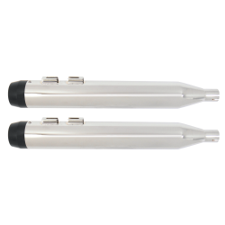 PartzBiz HD MU97150 - Power House Chrome 4.5 ท่อสลิปออนปลายท่อสีดำ Harley M8 17-Up PartzBiz HD MU97150 - Power House Chrome 4.5 ท่อสลิปออนปลายท่อสีดำ Harley M8 17-Up
