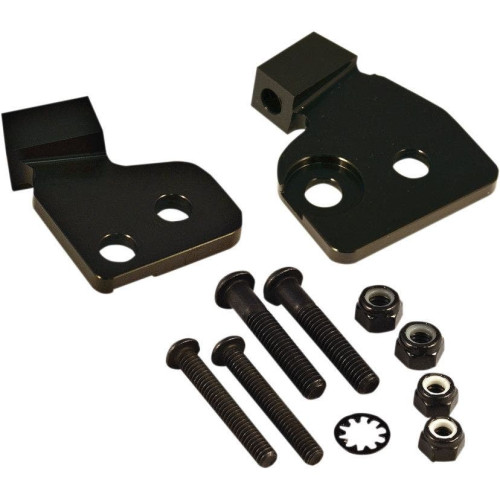 PartzBiz HD: 4406868-PowerMadd Cobra Black Star Series Handguard Mount Kit for Harley 17-18 Hydraulic