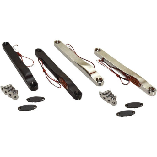 PartzBiz HD: 4406762-Pro-One Pro-1 909110 Chrome LED Smoke Smoked Amber Front Turn Signal Indicator Lights 00-17 Harley Davidson Fat Boy FLSTF 2020-1538 20201538 PartzBiz HD: 4406762-Pro-One Pro-1 909110 Chrome LED Smoke Smoked Amber Front Turn Signal Indicator Lights 00-17 Harley Davidson Fat Boy FLSTF 2020-1538 20201538