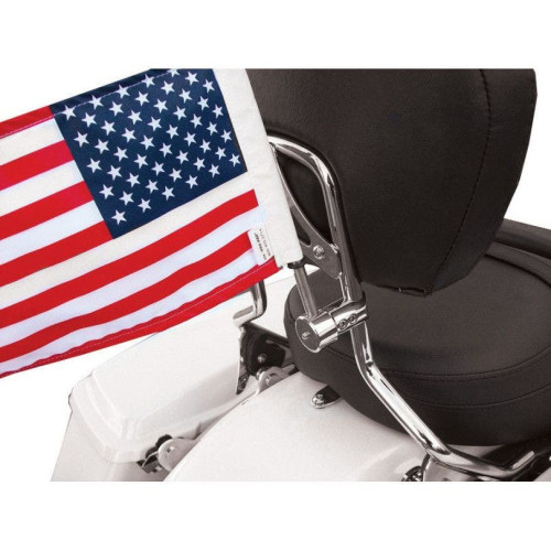 PartzBiz HD: 4406737-Pro Pad 5/8" Round Side Mount Sissy Bar Flag Pole & 10x15 Flag 4 Harley /Metric | RFM-RDSB515 PartzBiz HD: 4406737-Pro Pad 5/8" Round Side Mount Sissy Bar Flag Pole & 10x15 Flag 4 Harley /Metric | RFM-RDSB515