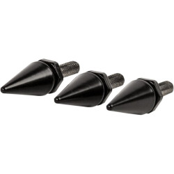 PartzBiz HD DS23500400 - Pro Pad Black Spike Style Windshield Mount Kit Harley Batwing FLHX 96-13 | WTS75-SSET-B PartzBiz HD DS23500400 - Pro Pad Black Spike Style Windshield Mount Kit Harley Batwing FLHX 96-13 | WTS75-SSET-B