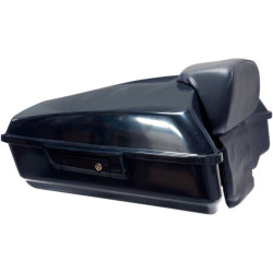 PartzBiz HD DS35160226 - Pro Pad Slim Line Tour Paxx TourPak Razor Style Low Profile Harley 09-17 Black | TPX-SLMUP-BL