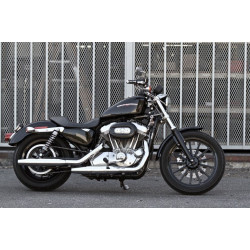 PartzBiz HD PR412CRZ-4064C - Progressive Suspension 12.5” Chrome 412 Cruise Shocks Harley Sportster XL 77-18 1310-0941 13100941 773901 412CRZ-4064C
