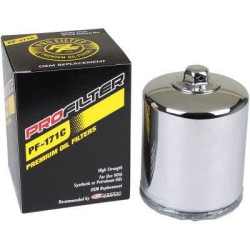 PartzBiz HD DS07120598 - ProFilter PF-171C กรองน้ำมันเครื่องประสิทธิภาพสูงระดับพรีเมียม Harley M8 & Twin Cam 99-Up อะไหล่ทดแทนใหม่ที่ดีที่สุด อัพเกรด softail dyna touring bagger dresser 63798-99 & 63731-99A