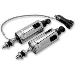 PartzBiz HD PR422-4103C - Progressive 422-4103C Chrome 422 Series โช๊คหลังสำหรับงานหนัก RAP Remote 89-99