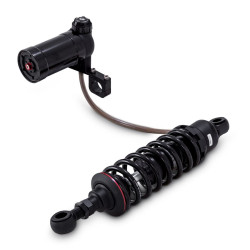 PartzBiz HD PR990-2003 - Progressive Suspension 13” Standard Duty 990 Sport Series PiggyBack Piggy Back Reservoir Shocks 990-2003 778912 93-19 Harley Davidson Touring Bagger Dresser FL FLH FLT FLHT FLTR FLHR FLHX