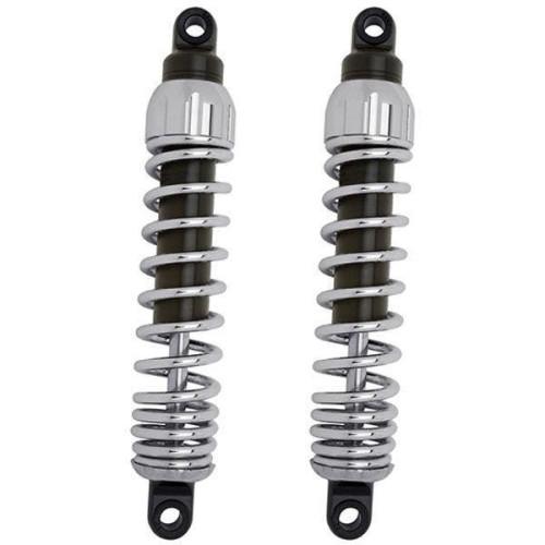 PartzBiz HD: 4406475-Progressive Chrome 444 Series 12" Heavy Duty Rear Shocks Harley 06-17 FLHT | 444-4058C PartzBiz HD: 4406475-Progressive Chrome 444 Series 12" Heavy Duty Rear Shocks Harley 06-17 FLHT | 444-4058C